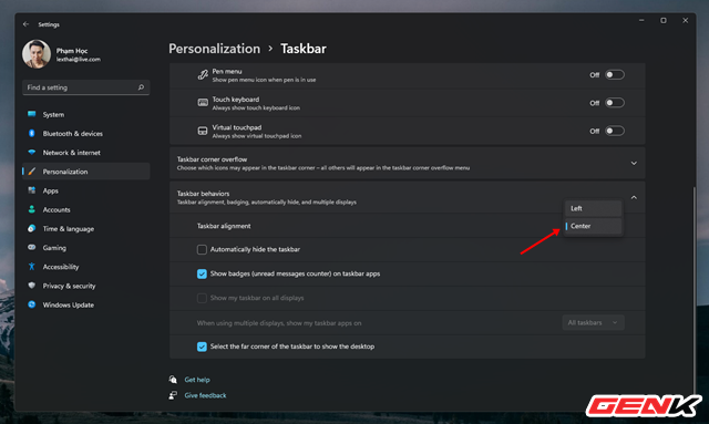 Vài cài đặt cá nhân với Windows 11 giúp bạn thao tác tay dễ dàng hơn - Ảnh 4. Vài cài đặt cá nhân với Windows 11 giúp bạn thao tác tay dễ dàng hơn - Ảnh 4.