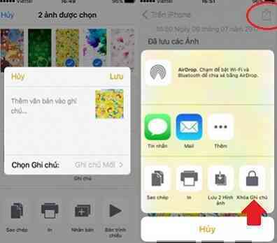 Hướng dẫn cài mật khẩu cho ảnh iPhone