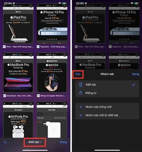 Hướng dẫn sao chép link trên Safari tất cả một lúc