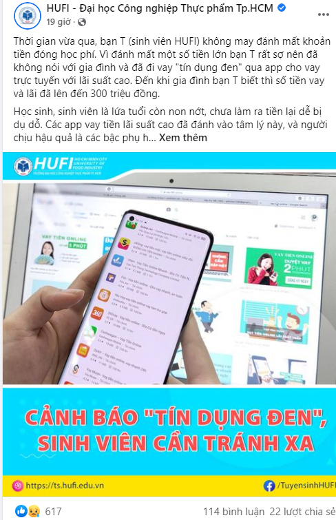 Nữ sinh vay tín dụng đen 10 triệu đồng đóng học, sau gần 1 năm nợ 300 triệu đồng
