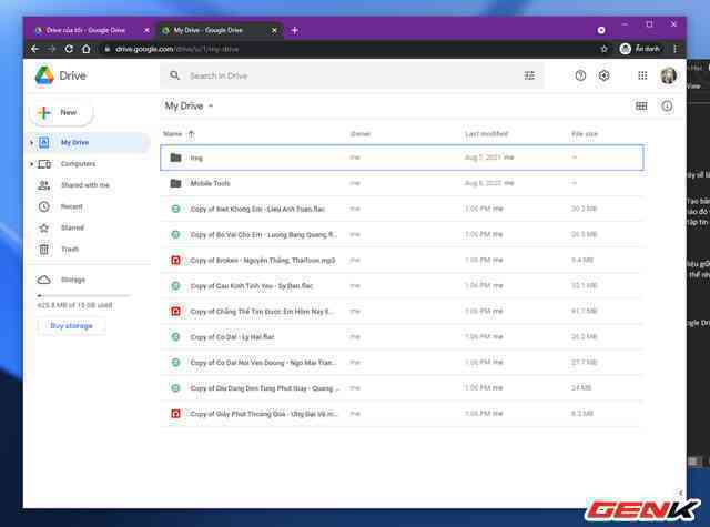 Cách sao chép và di chuyển dữ liệu giữa 02 tài khoản Google Drive - Ảnh 14. Cách sao chép và di chuyển dữ liệu giữa 02 tài khoản Google Drive - Ảnh 14.