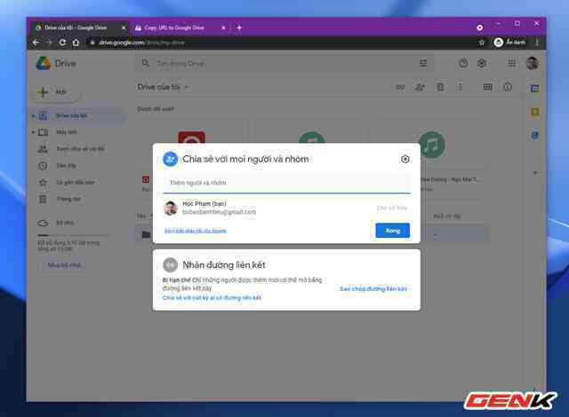 Cách sao chép và di chuyển dữ liệu giữa 02 tài khoản Google Drive - Ảnh 3. Cách sao chép và di chuyển dữ liệu giữa 02 tài khoản Google Drive - Ảnh 3.