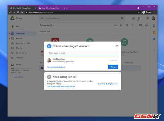 Cách sao chép và di chuyển dữ liệu giữa 02 tài khoản Google Drive - Ảnh 3.