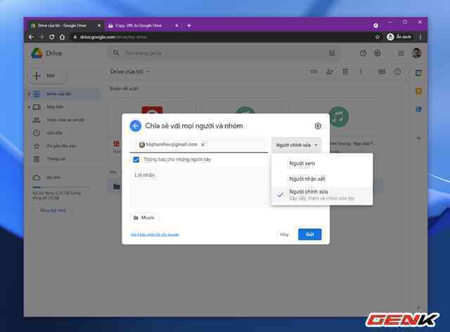 Cách sao chép và di chuyển dữ liệu giữa 02 tài khoản Google Drive - Ảnh 5. Cách sao chép và di chuyển dữ liệu giữa 02 tài khoản Google Drive - Ảnh 5.