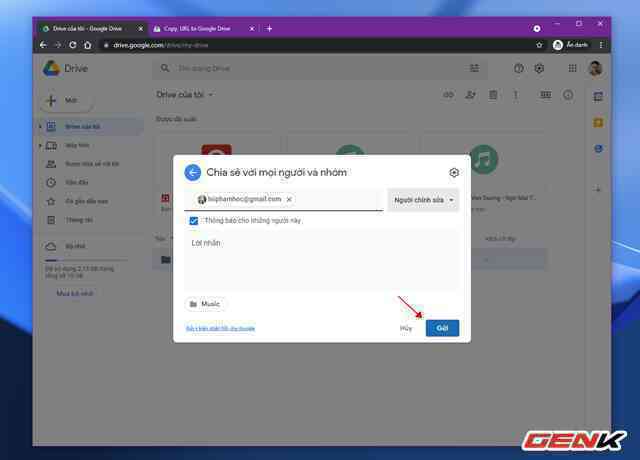 Cách sao chép và di chuyển dữ liệu giữa 02 tài khoản Google Drive - Ảnh 6.