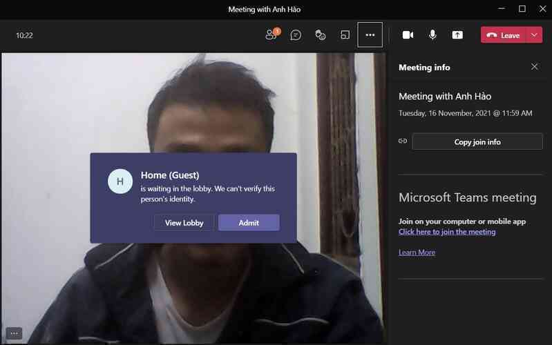 Hướng dẫn lập phòng chờ trên Microsoft Teams