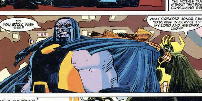 Thanos và Darkseid từng lưỡng long nhất thể để tạo ra phản diện đáng sợ nhất của DC và Marvel: Thanoseid - Ảnh 2. Thanos và Darkseid từng lưỡng long nhất thể để tạo ra phản diện đáng sợ nhất của DC và Marvel: Thanoseid - Ảnh 2.
