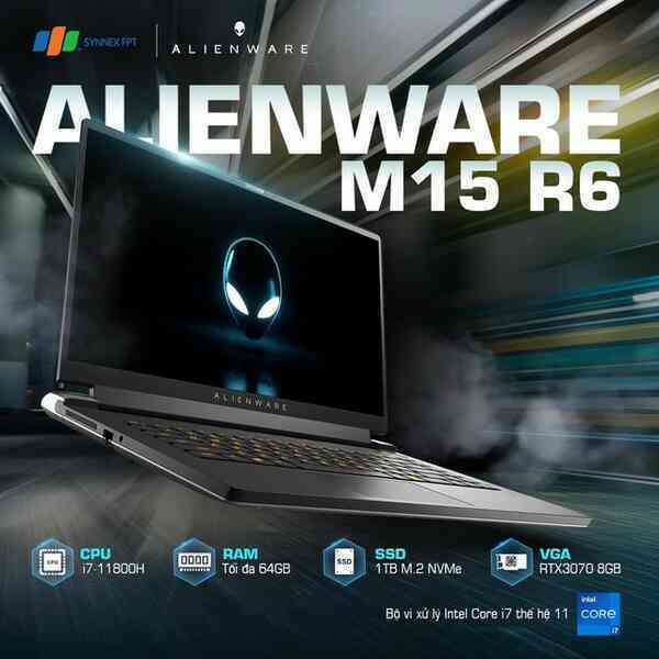 Laptop Dell Alienware M15 R5&R6 – lựa chọn xứng tầm cho phân khúc laptop gaming cao cấp? - Ảnh 2. Laptop Dell Alienware M15 R5&R6 – lựa chọn xứng tầm cho phân khúc laptop gaming cao cấp? - Ảnh 2.