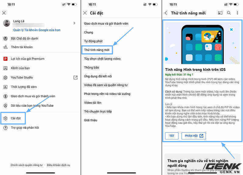 YouTube hỗ trợ tính năng Picture-in-Picture cho người dùng iOS tại Việt Nam - Ảnh 3. YouTube hỗ trợ tính năng Picture-in-Picture cho người dùng iOS tại Việt Nam - Ảnh 3.