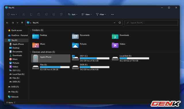 Bên cạnh Android, hệ điều hành iOS của Apple cũng được Windows 11 quan tâm bằng tính năng hữu ích này - Ảnh 4. Bên cạnh Android, hệ điều hành iOS của Apple cũng được Windows 11 quan tâm bằng tính năng hữu ích này - Ảnh 4.