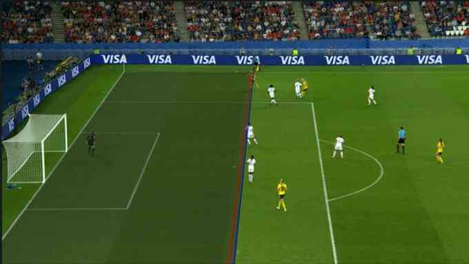 FIFA thử nghiệm công nghệ VAR mới xác định việt vị theo vị trí tay chân từng cầu thủ - Ảnh 2.