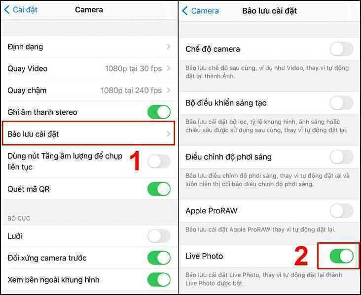 Hướng dẫn tắt tiếng chụp ảnh trên iPhone