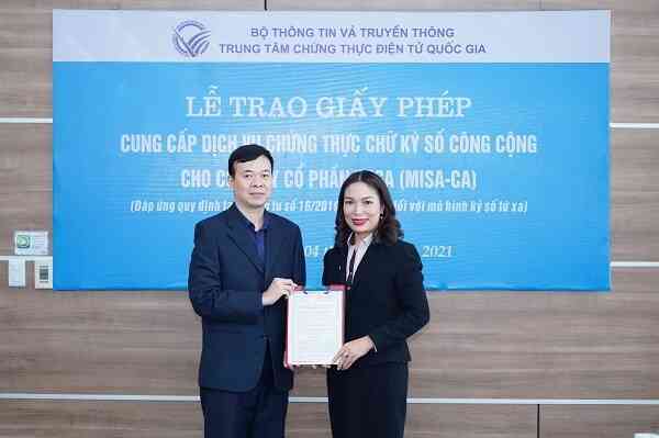 MISA được cấp phép cung cấp dịch vụ chữ ký số từ xa, không cần USB Token