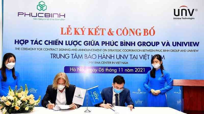 PhucBinh Group và Uniview ký kết thỏa thuận hợp tác chiến lược