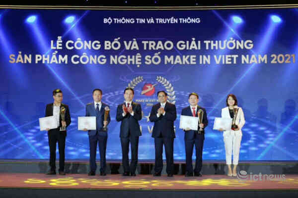 Trao 4 giải Vàng “Sản phẩm công nghệ số Make in Viet Nam” năm 2021