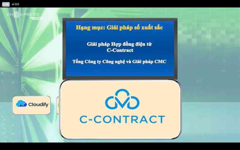 Hợp đồng điện tử C-Contract lọt top 10 Make in Viet Nam