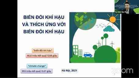 Nâng cao nhận thức về Biến đổi khí hậu cho trẻ mầm non