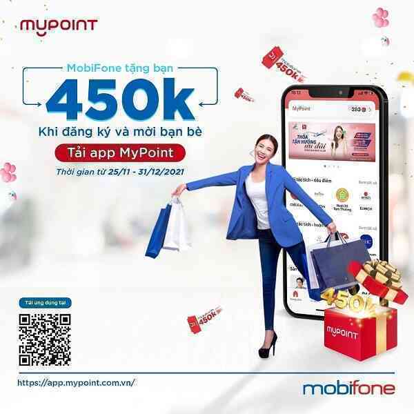 MobiFone: 10 tỷ đồng ưu đãi dành cho khách hàng tải MyPoint