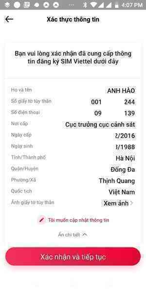 Hướng dẫn đăng ký Mobile Money của Viettel