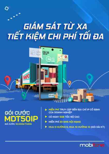 Tối ưu chi phí giám sát doanh nghiệp từ xa với các gói Data IP của MobiFone