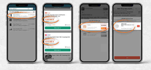 Tính năng gợi ý phiếu giảm giá giúp người dùng “săn” ưu đãi tốt dịp 12.12