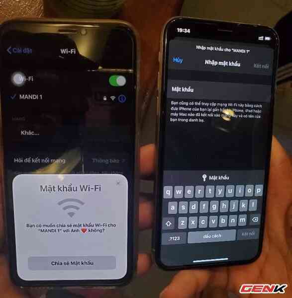 Cách chia sẻ mật khẩu Wi-Fi mà không cần trải qua bước nhập mật khẩu trên iPhone - Ảnh 9. Cách chia sẻ mật khẩu Wi-Fi mà không cần trải qua bước nhập mật khẩu trên iPhone - Ảnh 9.