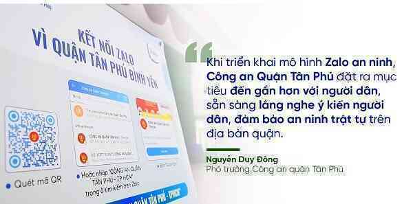Nỗ lực chuyển đổi số của công an quận Tân Phú
