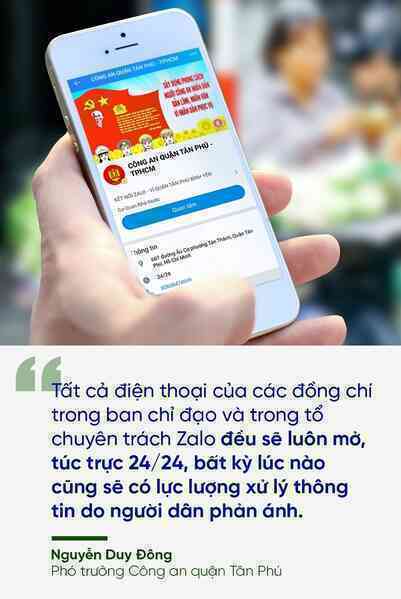 Nỗ lực chuyển đổi số của công an quận Tân Phú