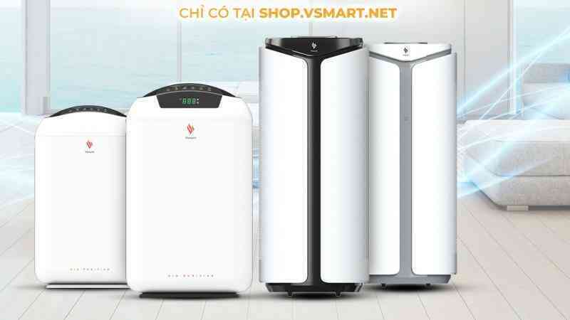 VinSmart ra mắt 4 mẫu Máy lọc không khí loại bỏ được đến 99,95% bụi mịn 0.3nm