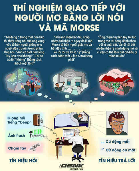 Lần đầu tiên các nhà khoa học giao tiếp được với người đang mơ bằng lời nói và mã Morse - Ảnh 3. Lần đầu tiên các nhà khoa học giao tiếp được với người đang mơ bằng lời nói và mã Morse - Ảnh 3.