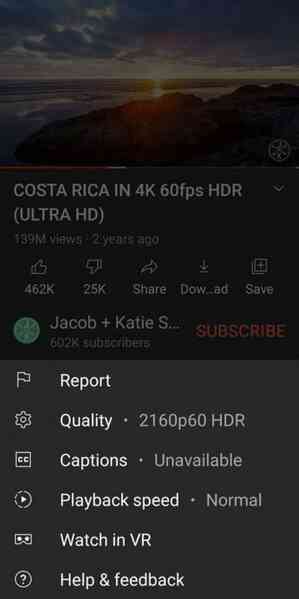 YouTube của Android có thể phát lại 4K mà không cần màn hình 4K