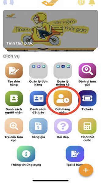 Ứng dụng My Vietnam Post bổ sung chức năng hỗ trợ người nhận hàng