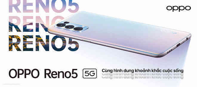 OPPO Reno5 5G chính thức ra mắt tại Việt Nam với giá 11.9 triệu đồng