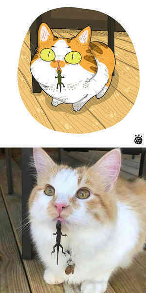 [Chùm ảnh vui] Khi ảnh meme của các boss mèo được vẽ lại siêu đáng yêu khiến ai xem xong cũng phải mỉm cười - Ảnh 6.