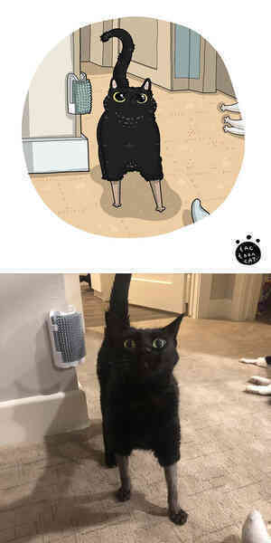 [Chùm ảnh vui] Khi ảnh meme của các boss mèo được vẽ lại siêu đáng yêu khiến ai xem xong cũng phải mỉm cười - Ảnh 10.