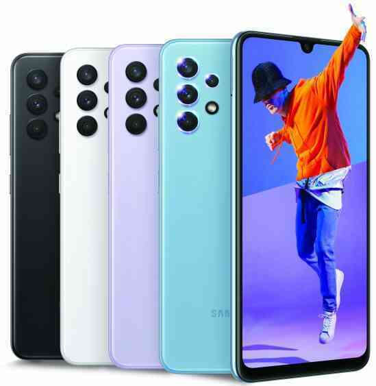 Galaxy A32 ra mắt tại VN: Màn hình Super AMOLED 90Hz, cụm 4 camera 64MP, Helio G80, pin 5000mAh, giá 6.7 triệu đồng - Ảnh 4. Galaxy A32 ra mắt tại VN: Màn hình Super AMOLED 90Hz, cụm 4 camera 64MP, Helio G80, pin 5000mAh, giá 6.7 triệu đồng - Ảnh 4.