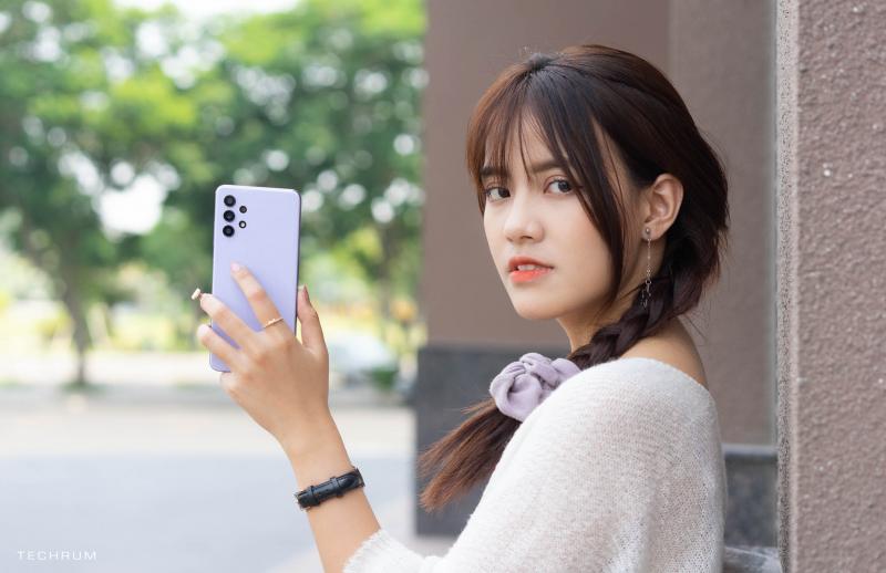 Đánh giá nhanh Galaxy A32 màu Tím, màn hình 90Hz có mức giá 6.69 triệu đồng