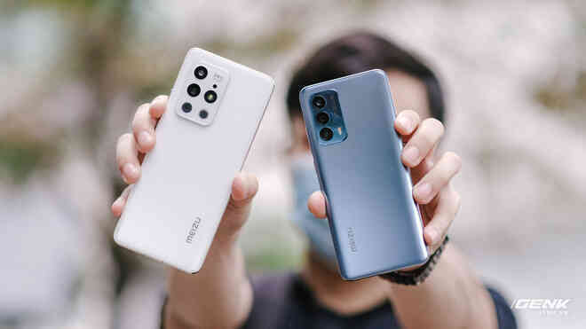 Trên tay Meizu 18 series tại VN: Thiết kế đẹp, màn hình QHD+ 120Hz, Snapdragon 888, giá từ 16.5 triệu đồng - Ảnh 5. Trên tay Meizu 18 series tại VN: Thiết kế đẹp, màn hình QHD+ 120Hz, Snapdragon 888, giá từ 16.5 triệu đồng - Ảnh 5.