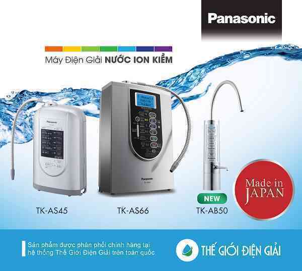 Máy lọc nước ion kiềm Panasonic TK-AB50 thiết kế thời thượng đột phá thị trường