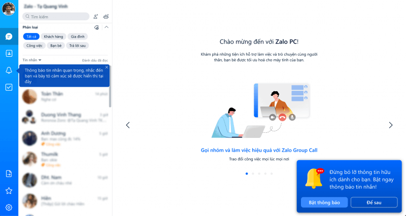 Hướng dẫn đăng nhập, đăng xuất trên Zalo Pc và Zalo Web mới nhất 2021