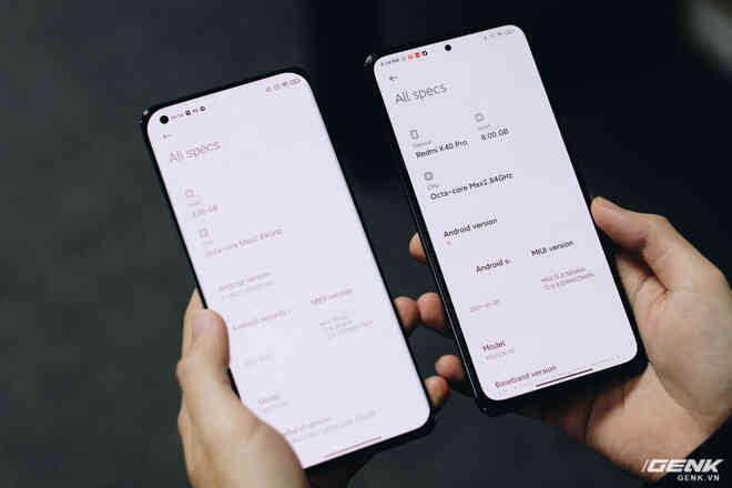 So sánh Redmi K40 Pro và Xiaomi Mi 11: Bộ đôi smartphone Snapdragon 888, màn hình 120Hz giá rẻ - Ảnh 9. So sánh Redmi K40 Pro và Xiaomi Mi 11: Bộ đôi smartphone Snapdragon 888, màn hình 120Hz giá rẻ - Ảnh 9.