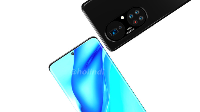 Huawei P50 Pro+ lộ diện: Màn hình thác nước, cụm 5 camera hình bầu dục siêu to khổng lồ - Ảnh 3. Huawei P50 Pro+ lộ diện: Màn hình thác nước, cụm 5 camera hình bầu dục siêu to khổng lồ - Ảnh 3.