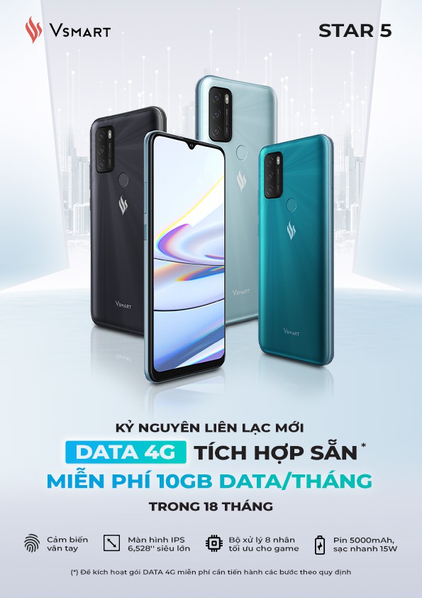 Để dùng 4G miễn phí trên Vsmart Star 5, người dùng cần làm gì?