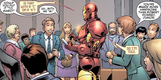 Marvel Comics “troll” Robert Downey Jr. không đủ đẹp trai để vào vai Iron Man, 10 năm sau RDJ mới thèm trả lời - Ảnh 2. Marvel Comics “troll” Robert Downey Jr. không đủ đẹp trai để vào vai Iron Man, 10 năm sau RDJ mới thèm trả lời - Ảnh 2.