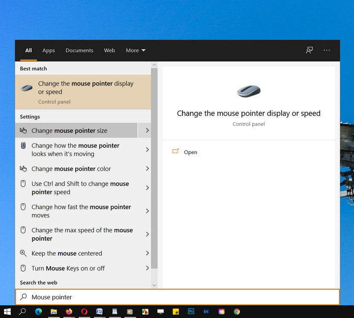5 cách thay đổi màu sắc và kích thước chuột trên Windows 10