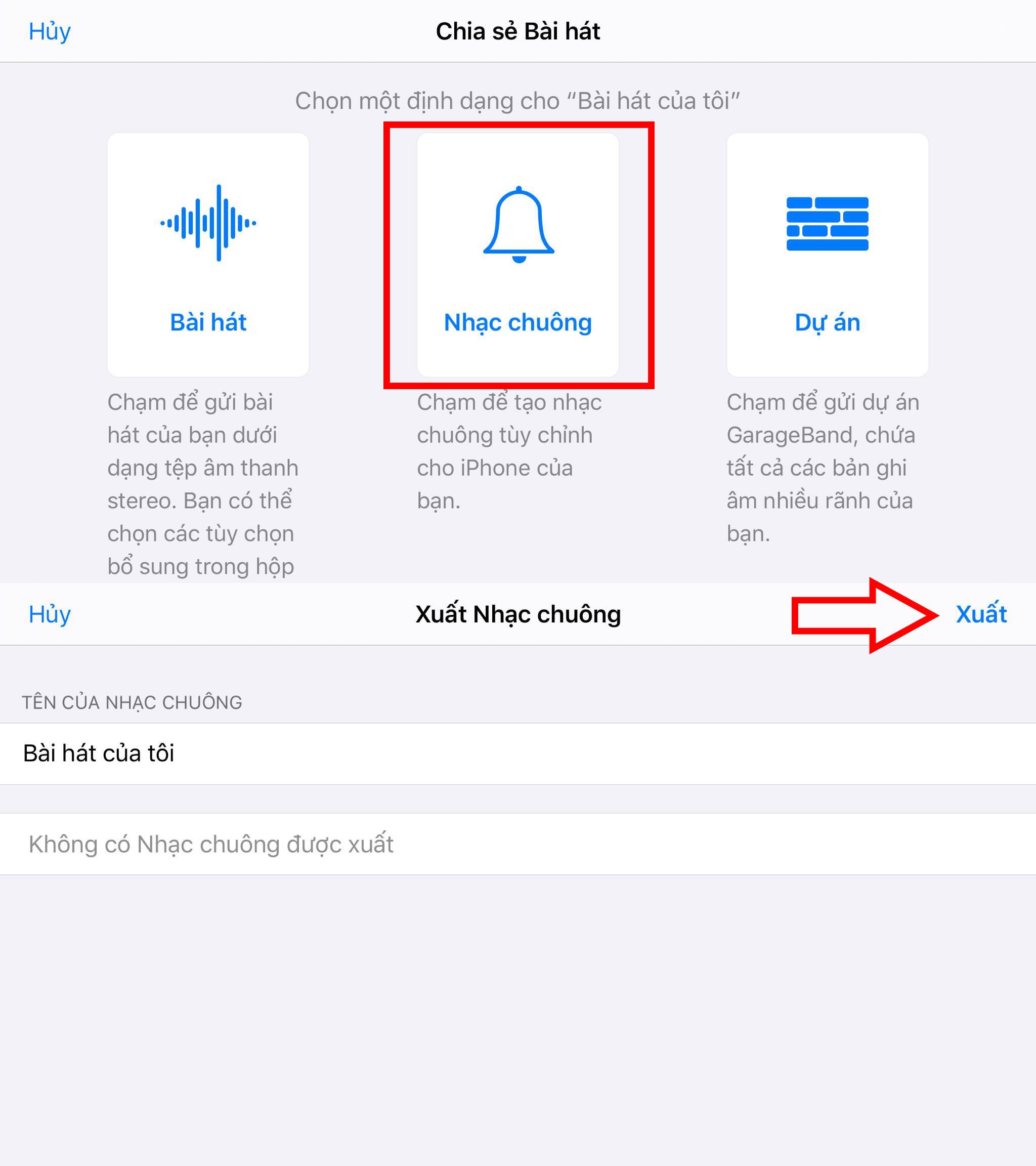 Cách cài nhạc chuông cho iPhone không cần máy tính