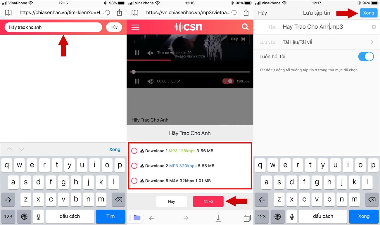 Cách cài nhạc chuông cho iPhone không cần máy tính