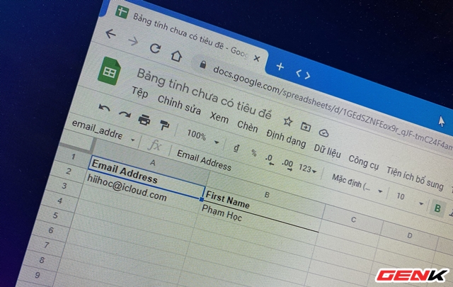 Cách gửi email hàng loạt trong Gmail từ Google Sheets