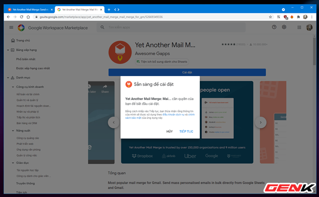 Cách gửi email hàng loạt trong Gmail từ Google Sheets - Ảnh 4. Cách gửi email hàng loạt trong Gmail từ Google Sheets - Ảnh 4.