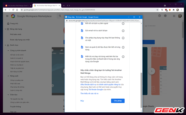Cách gửi email hàng loạt trong Gmail từ Google Sheets - Ảnh 5. Cách gửi email hàng loạt trong Gmail từ Google Sheets - Ảnh 5.